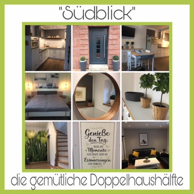 „Suedblick“ Gemuetliche Doppelhaushaelfte Apartment Lastrup Bagian luar foto